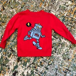 🌷Boys robot sweater